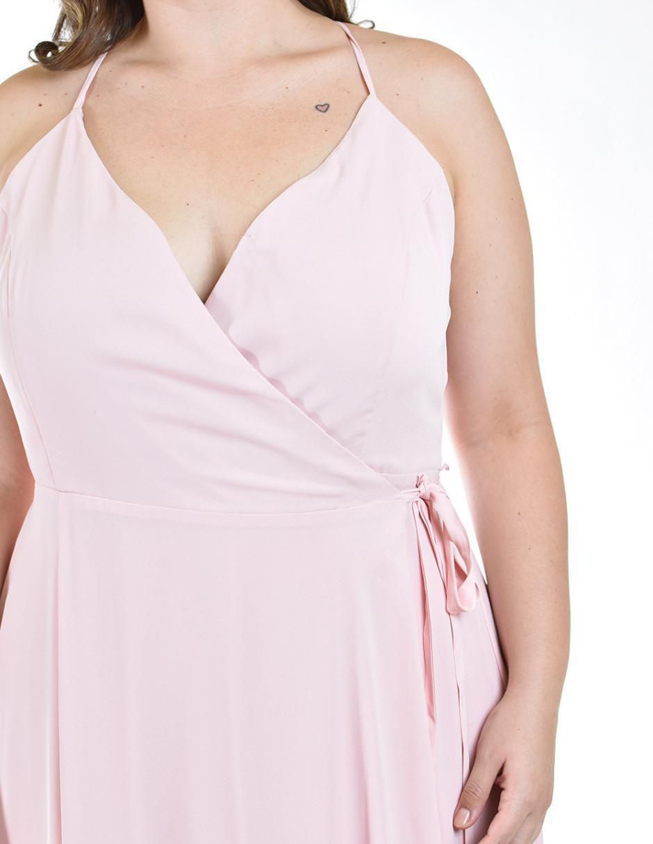 Vestido maxi de fiesta escote V