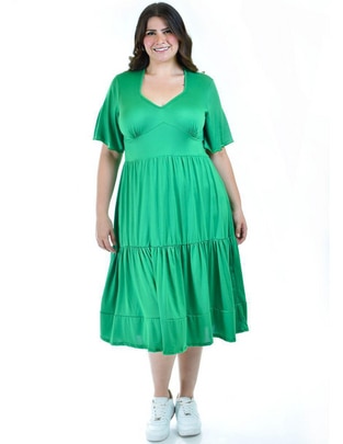 Vestido midi casual para mujer