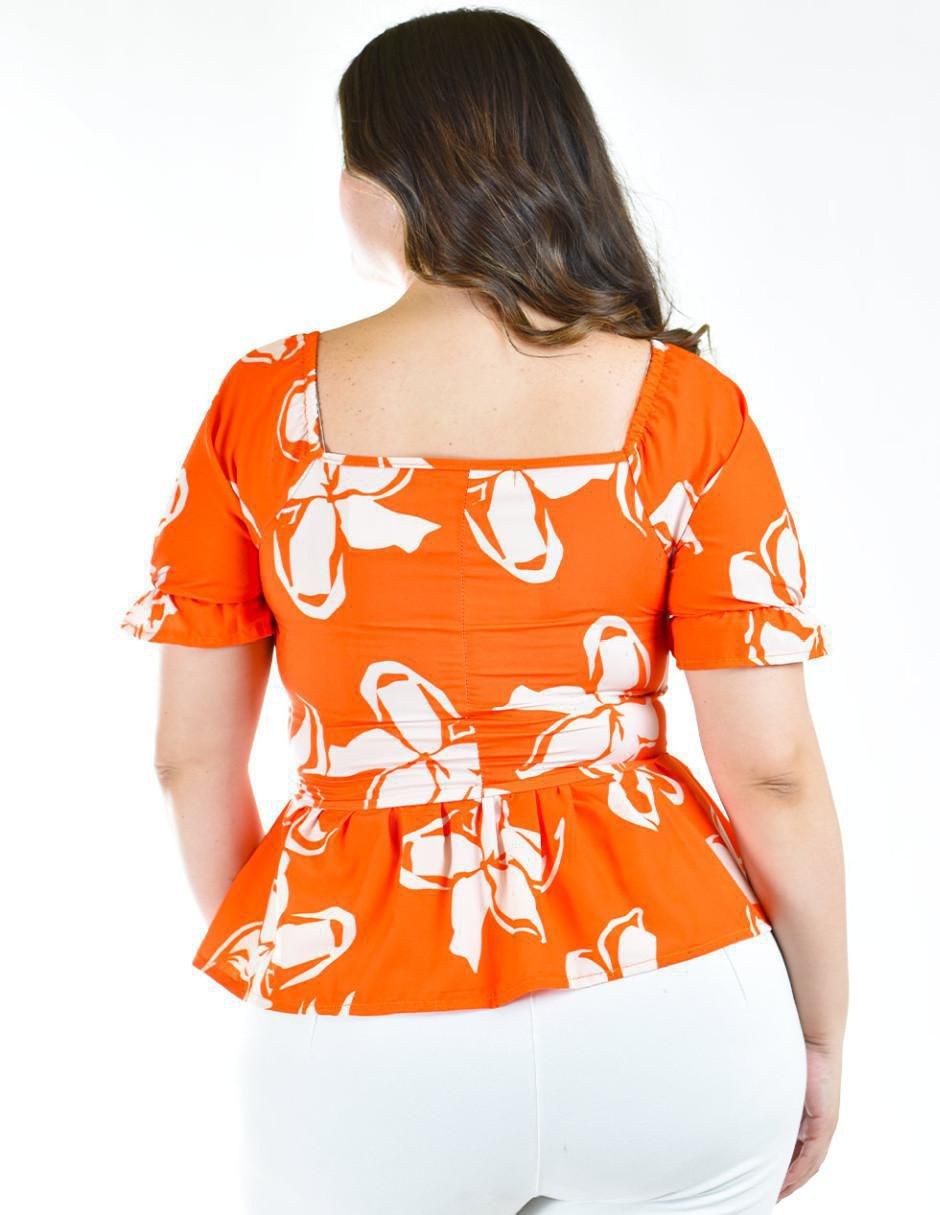 Blusa manga corta para mujer 8