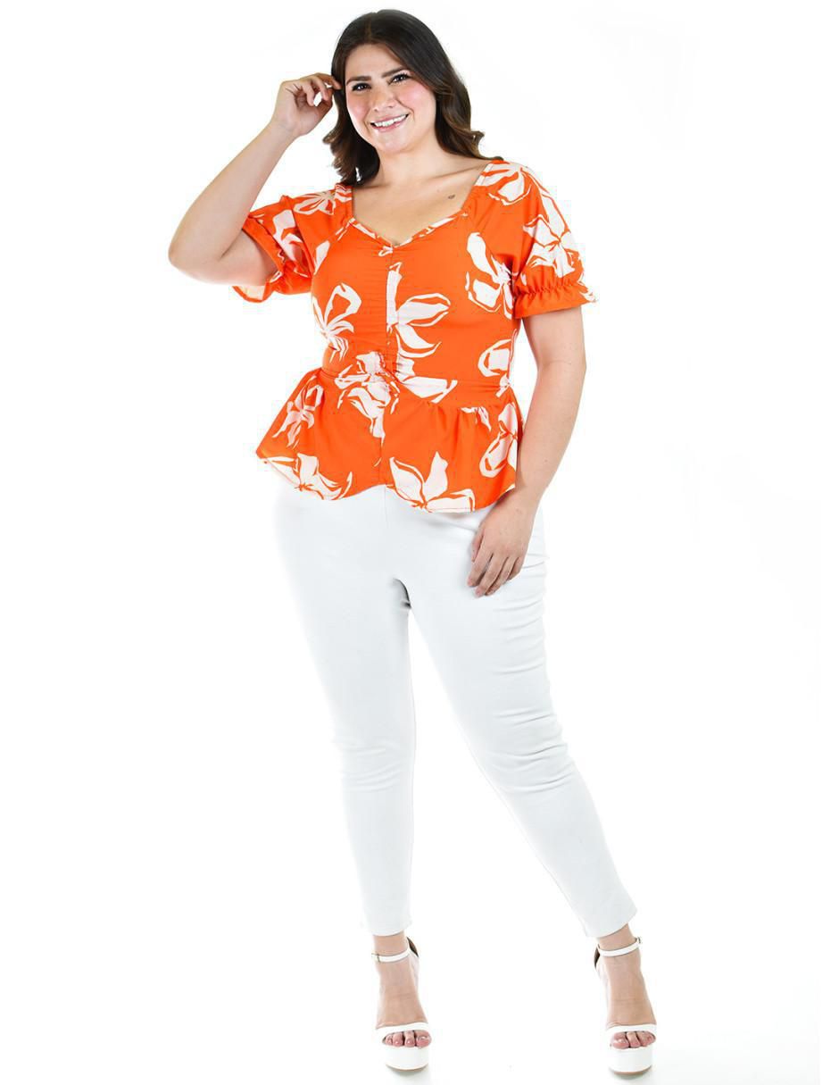 Blusa manga corta para mujer 11