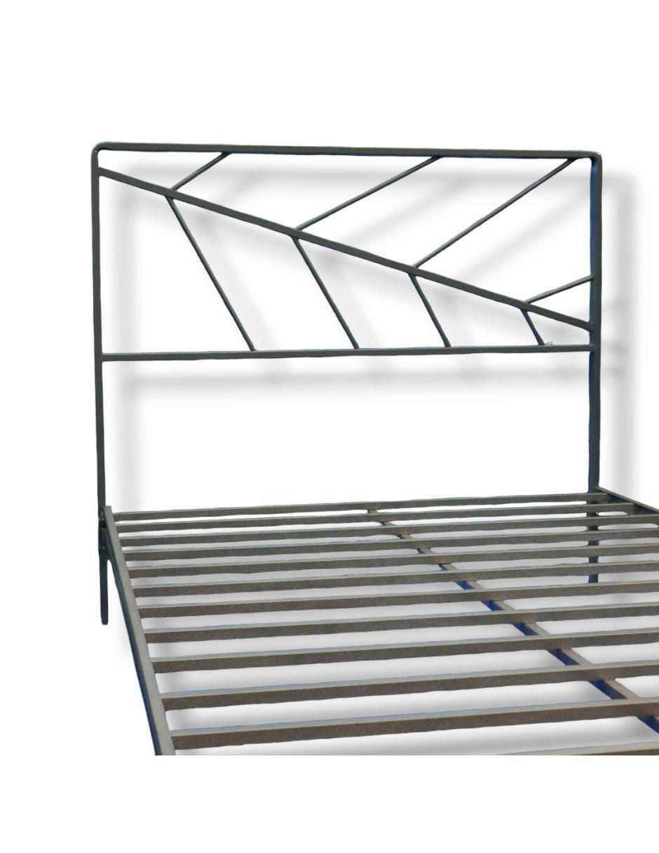 Cama industrial jaco de acero matrimonial