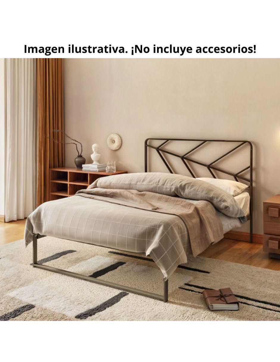 Cama industrial jaco de acero matrimonial
