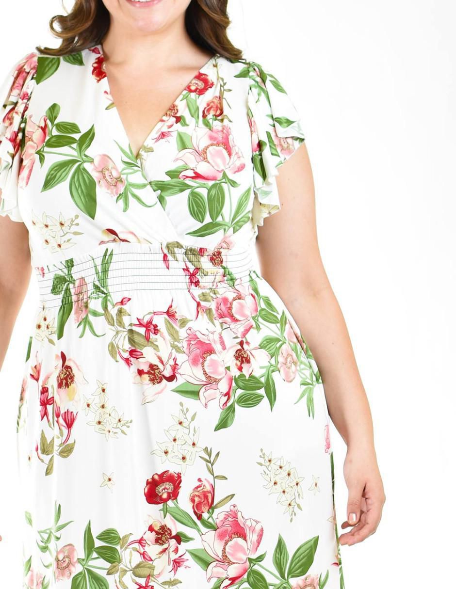 Vestido a la rodilla casual para mujer