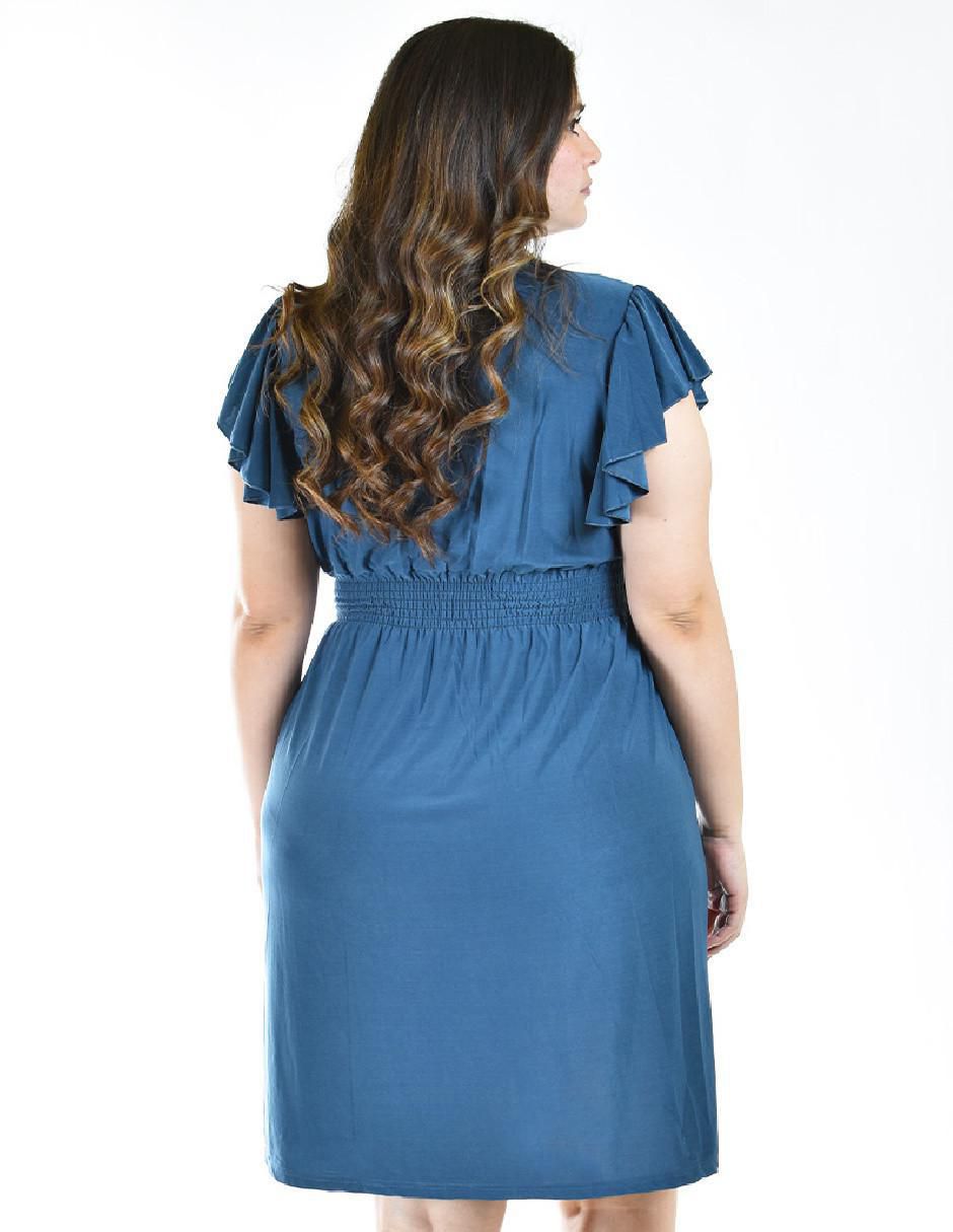 Vestido a la rodilla casual para mujer 4
