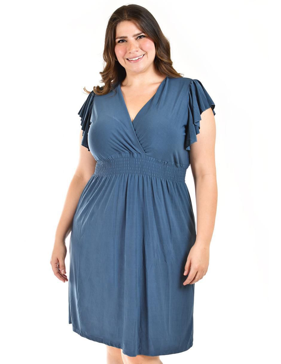 Vestido a la rodilla casual para mujer 3
