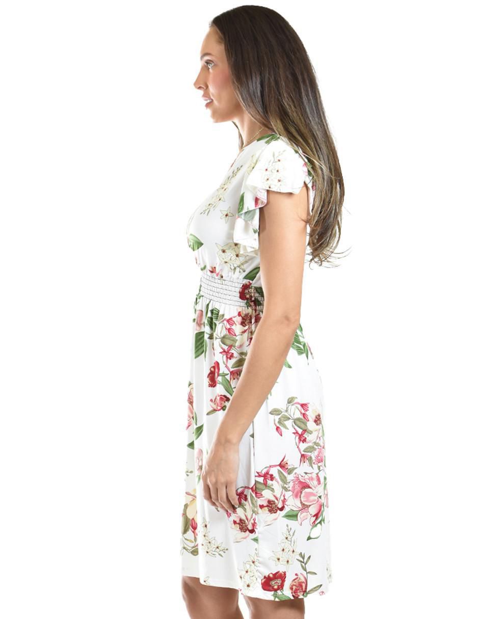 Vestido a la rodilla casual para mujer
