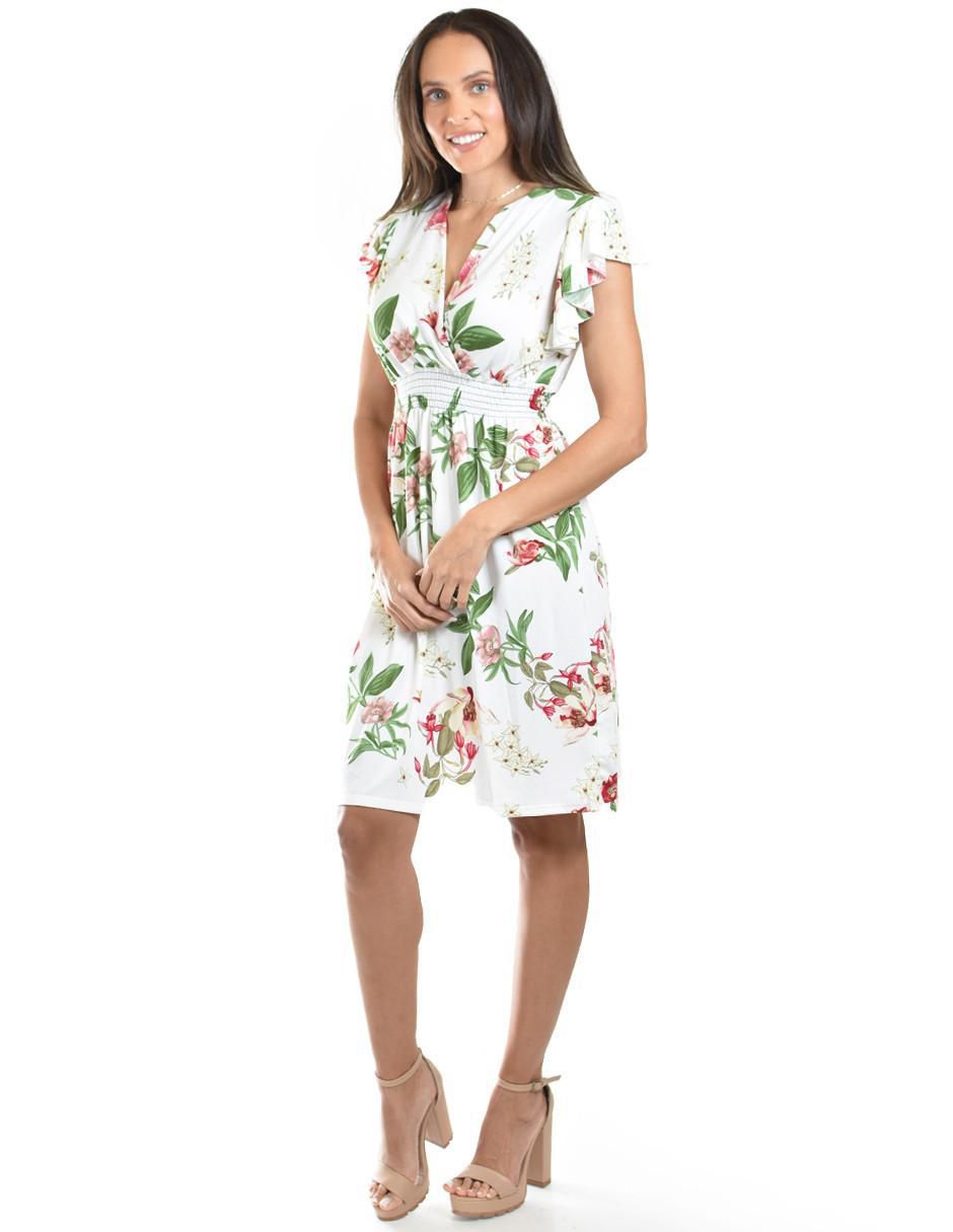 Vestido a la rodilla casual para mujer