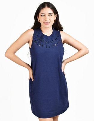 Vestido corto casual para mujer Vestido corto casual para mujer