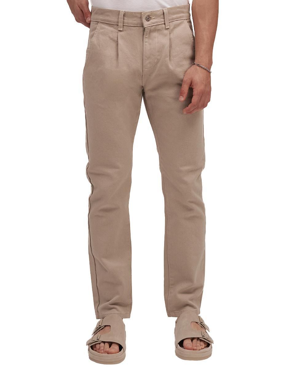 Jeans slim lavado claro para hombre 1