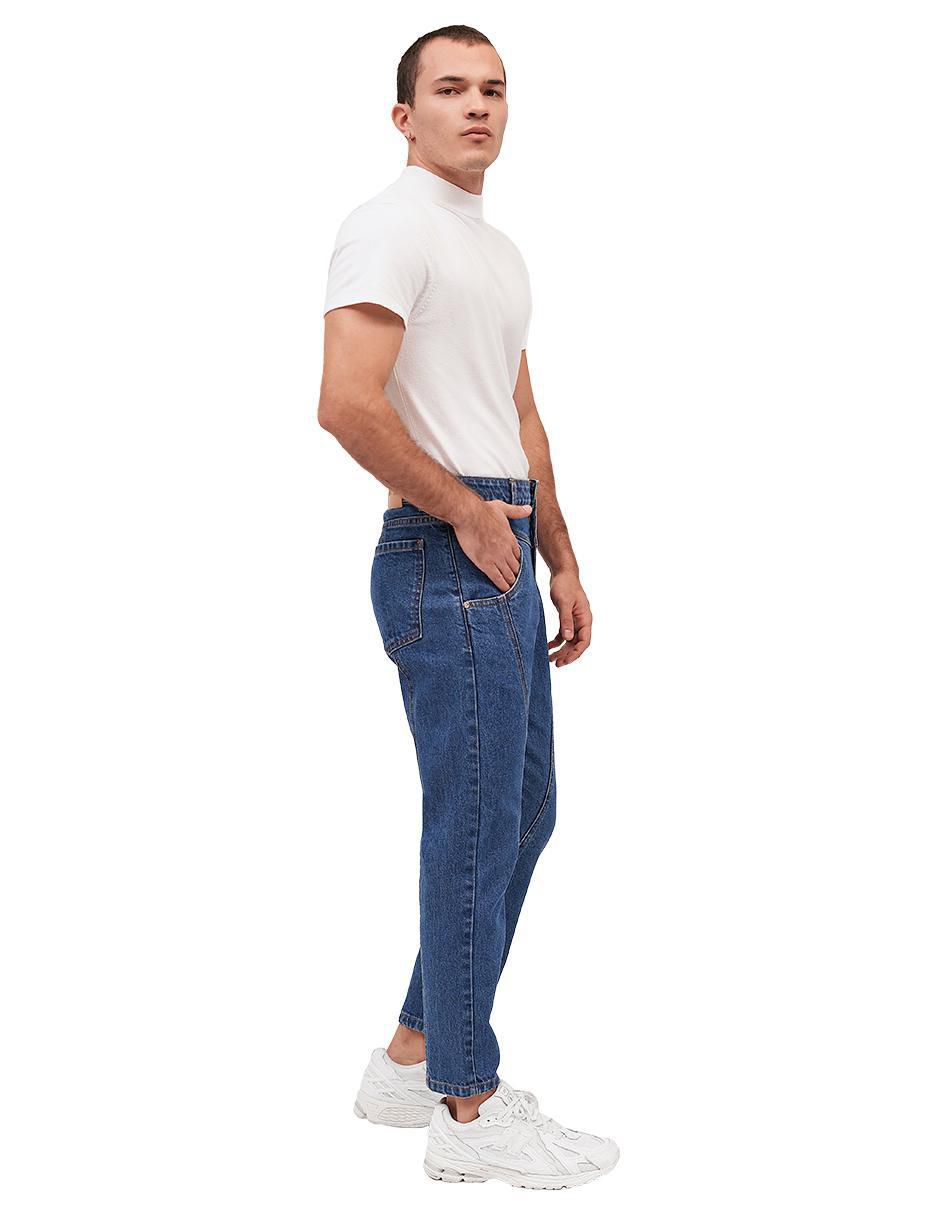 Jeans slim lavado obscuro para hombre 6