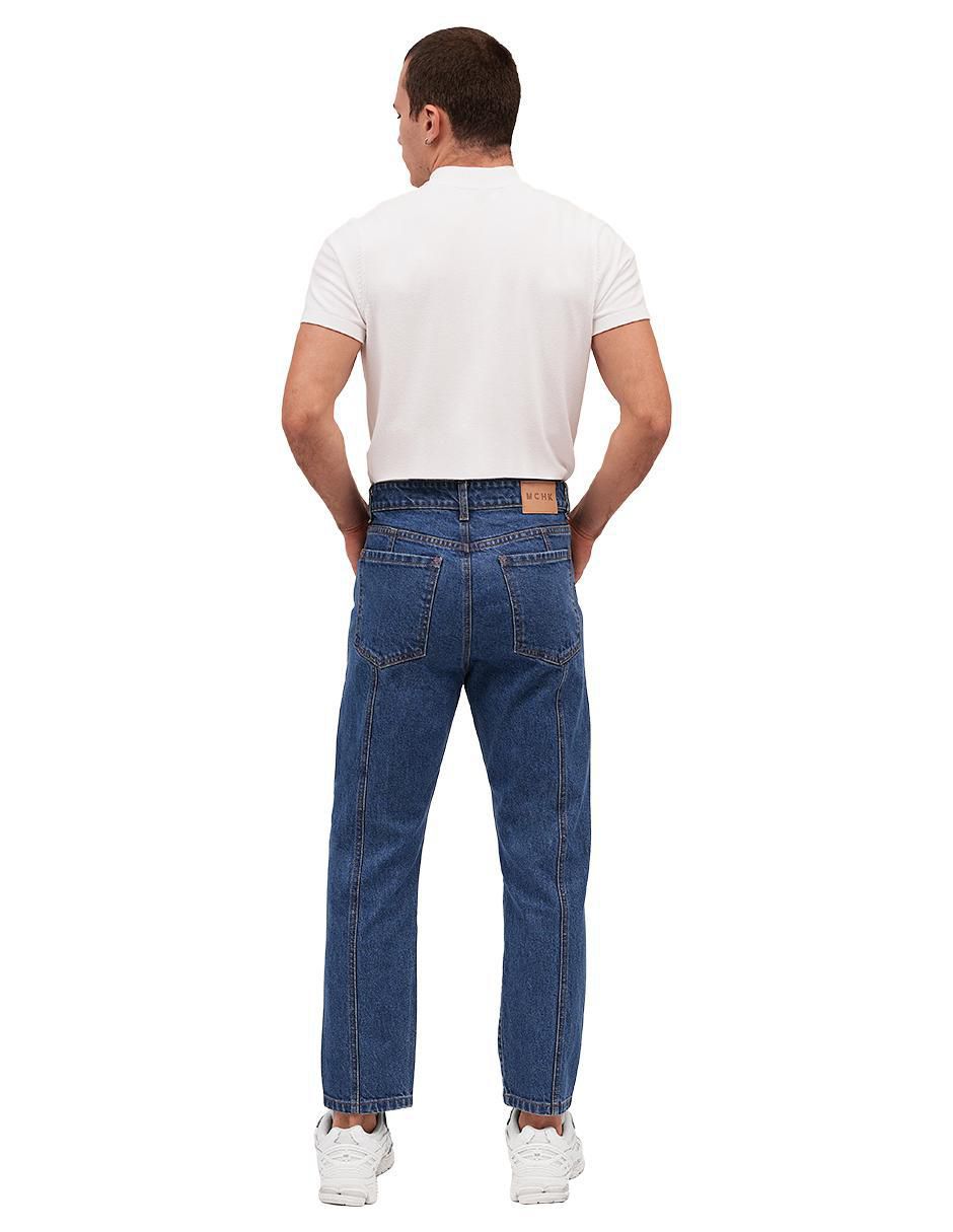 Jeans slim lavado obscuro para hombre 7