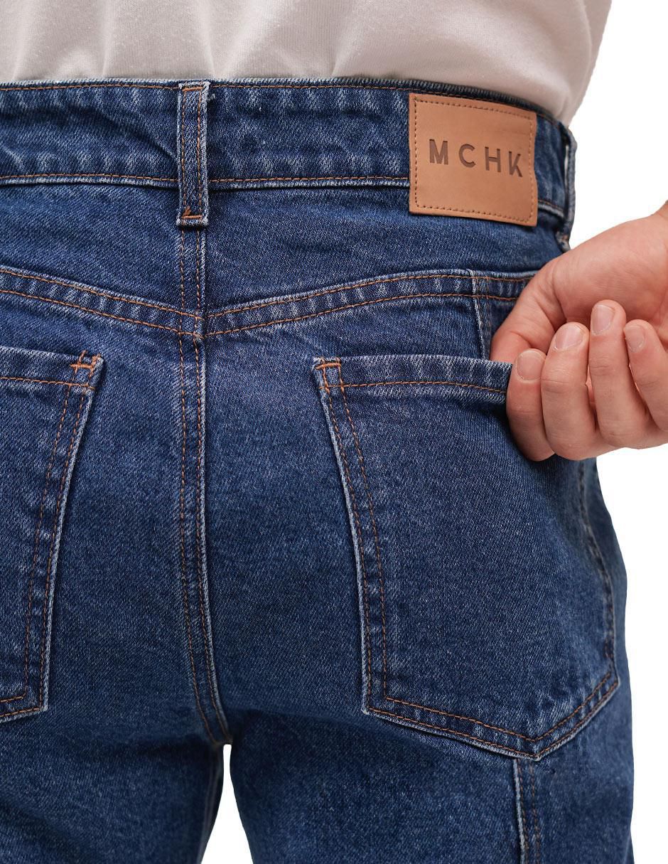 Jeans slim lavado obscuro para hombre 9
