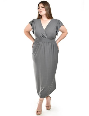 Vestido midi casual para mujer Vestido midi casual para mujer