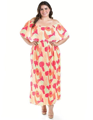 Vestido largo casual para mujer