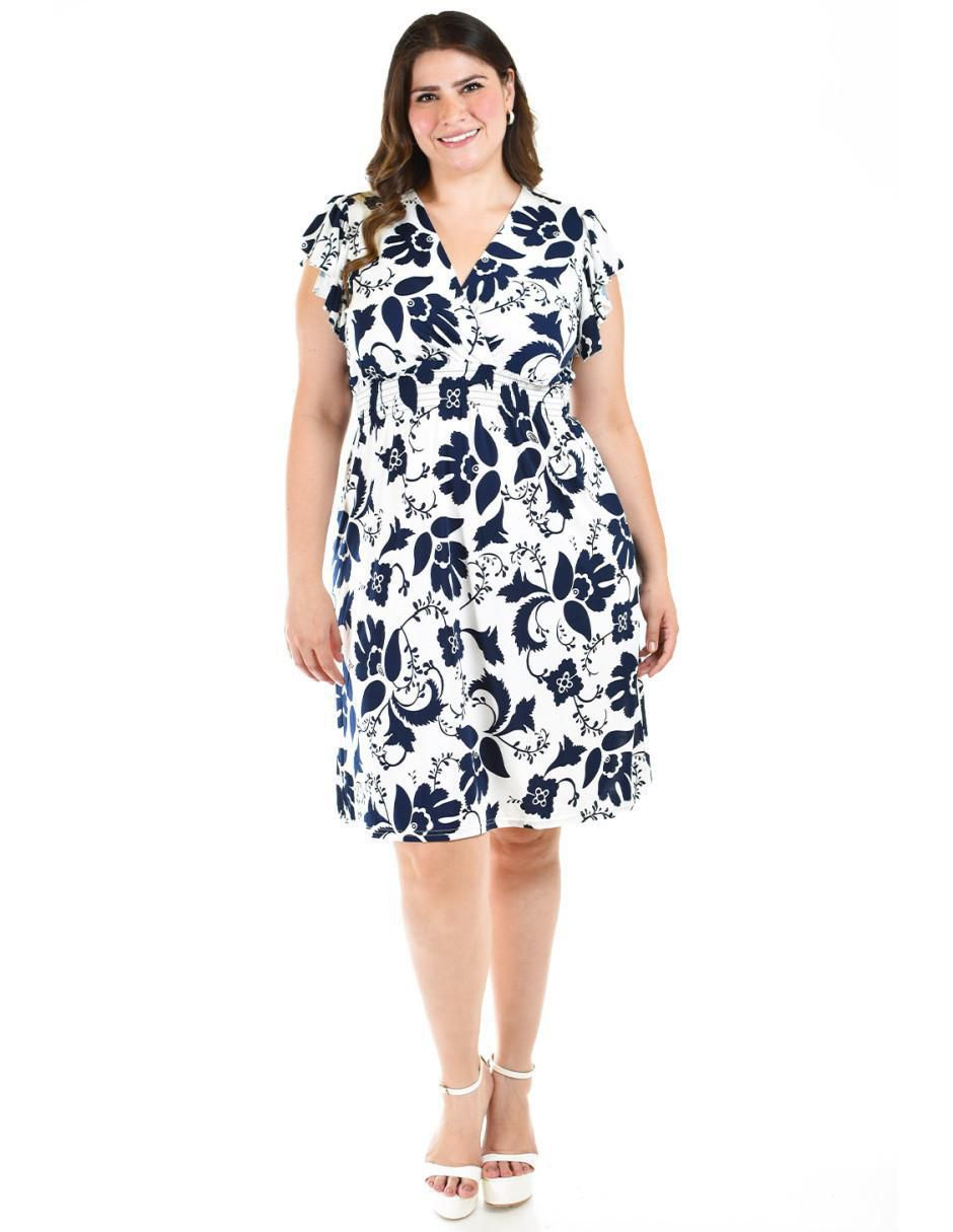 Vestido a la rodilla casual para mujer 4