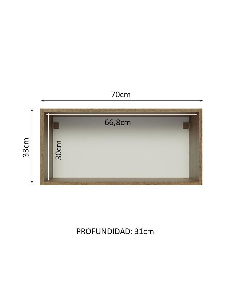 Alacena armable Glamy de MDP 11