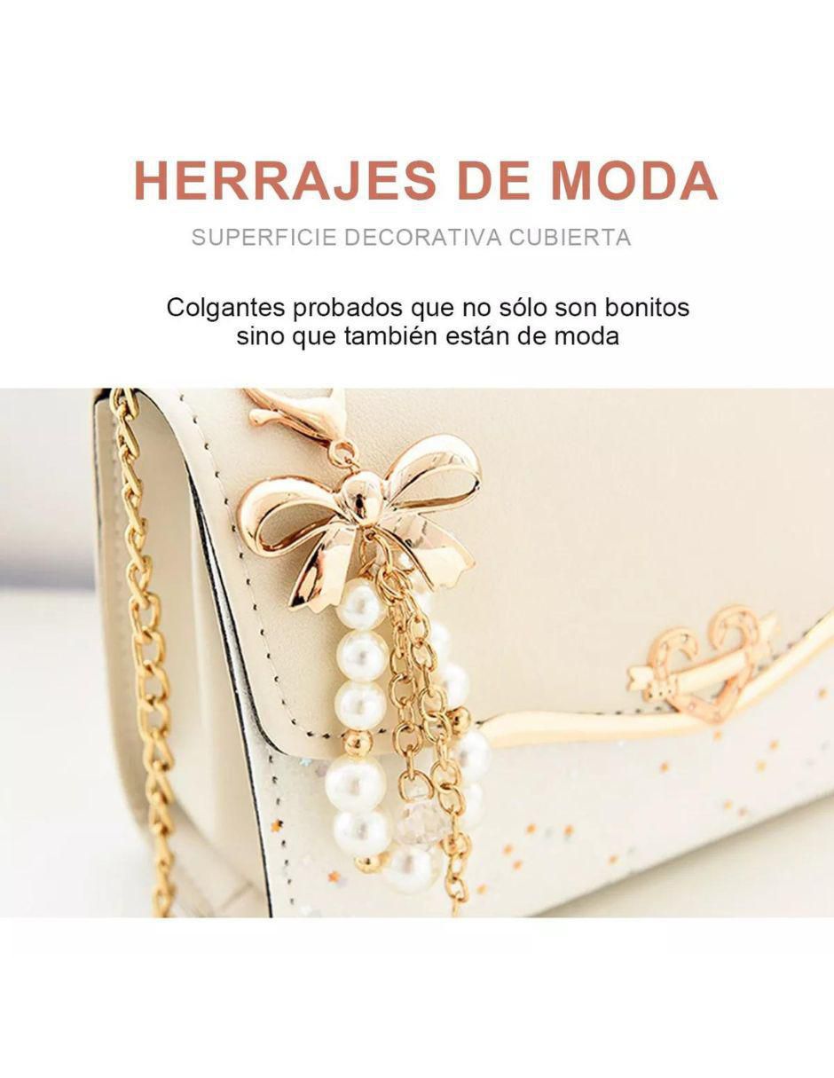 Bolsa crossbody Whitegold de cuero para mujer