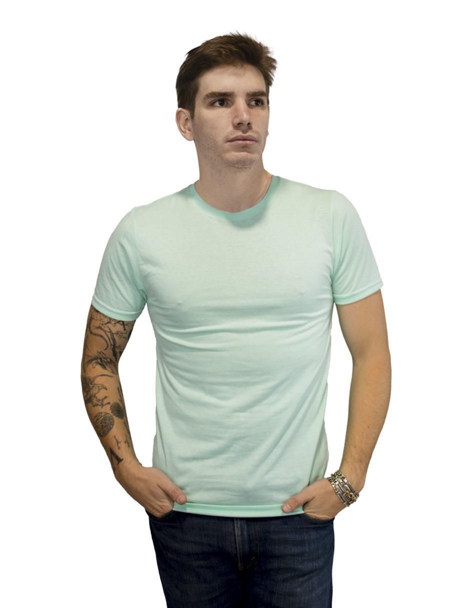 Playera cuello redondo para hombre