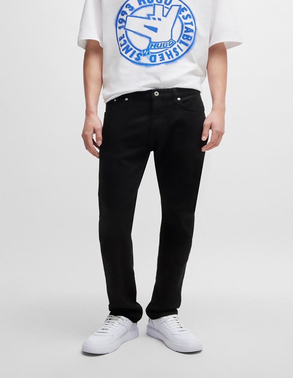 Jeans slim lavado obscuro para hombre Jeans slim lavado obscuro para hombre