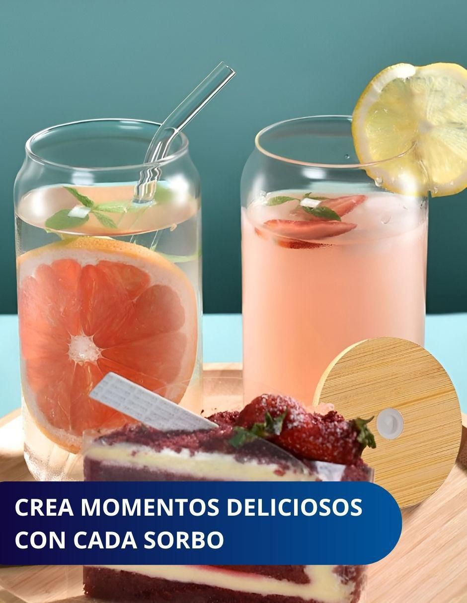 Set vaso Doble Pack de cristal con 4 piezas 6