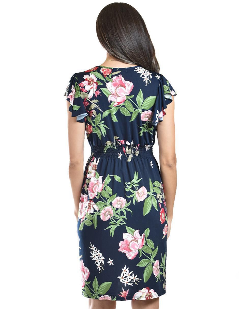 Vestido a la rodilla casual para mujer