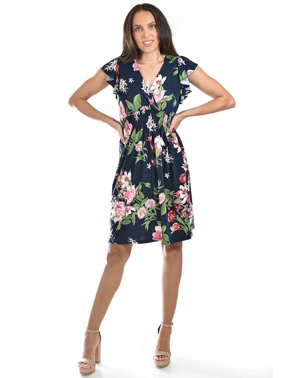 Vestido a la rodilla casual para mujer