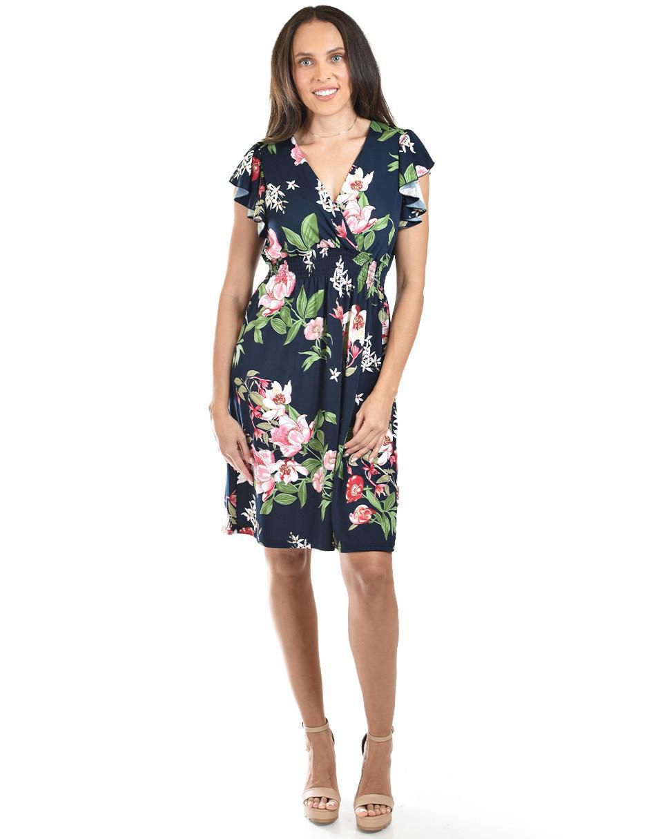 Vestido a la rodilla casual para mujer