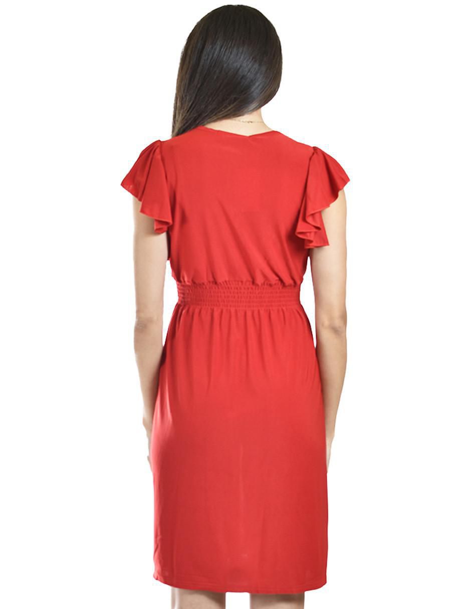Vestido a la rodilla casual para mujer