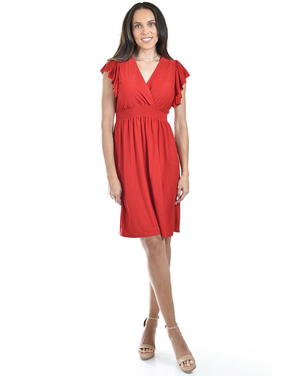 Vestido a la rodilla casual para mujer