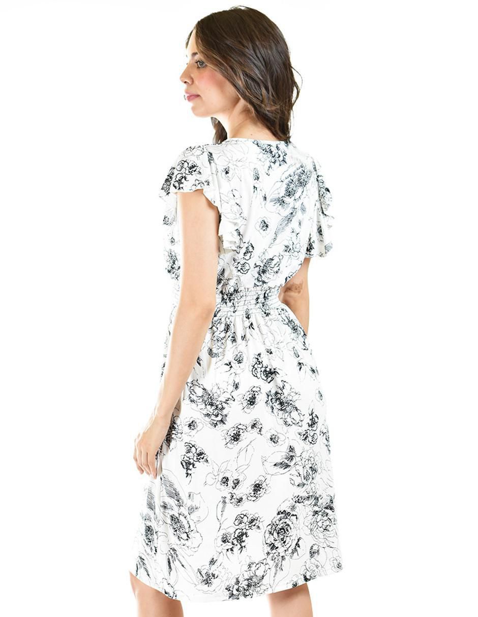 Vestido a la rodilla casual para mujer