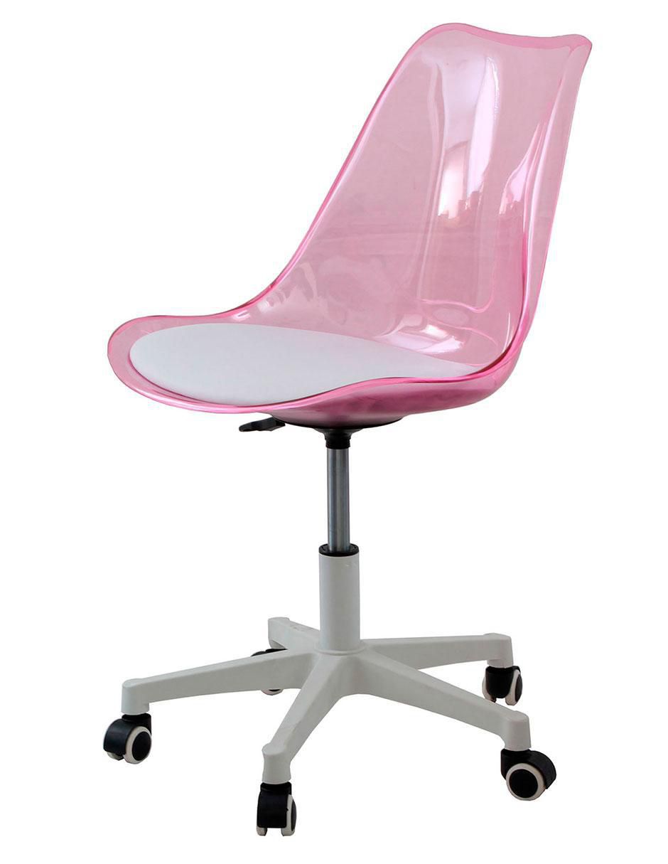 Silla Hug Rosa de metal