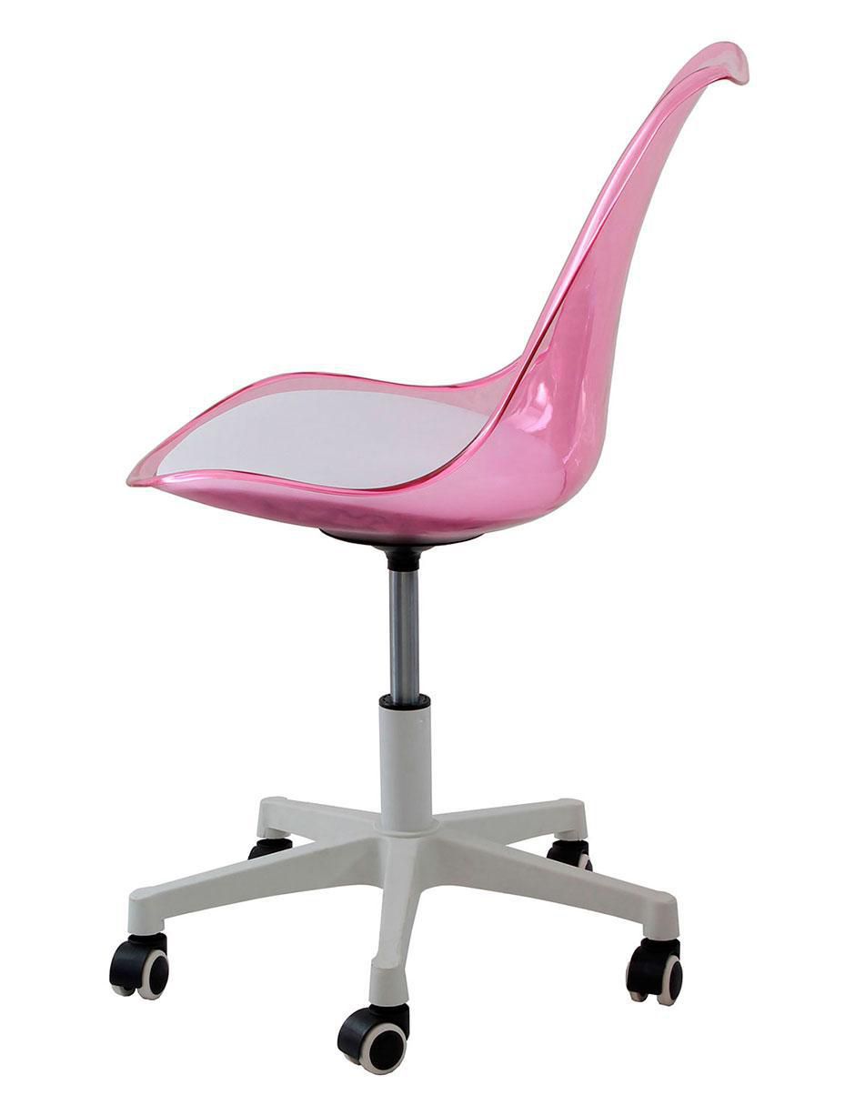Silla Hug Rosa de metal