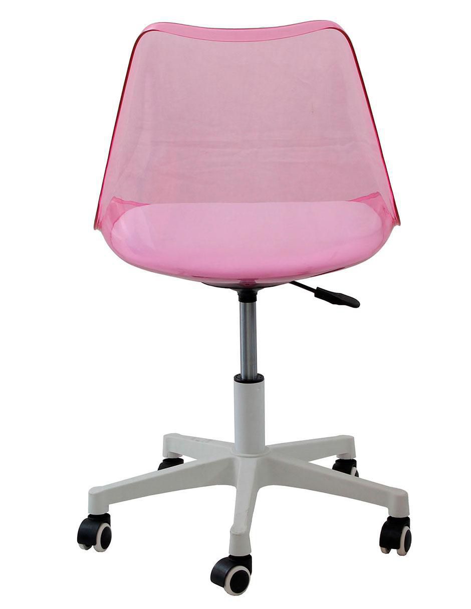 Silla Hug Rosa de metal