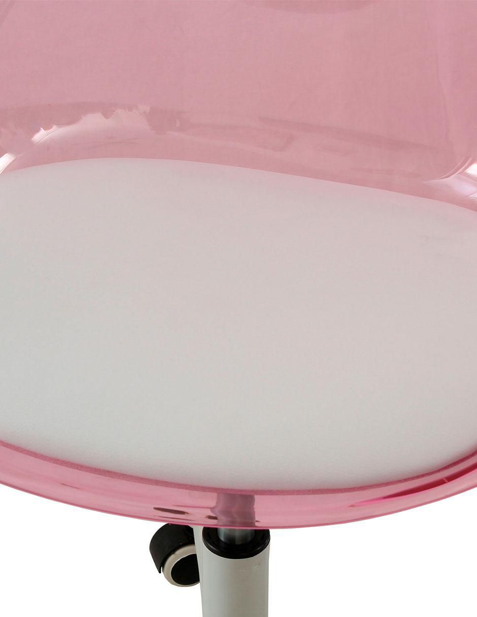 Silla Hug Rosa de metal 6