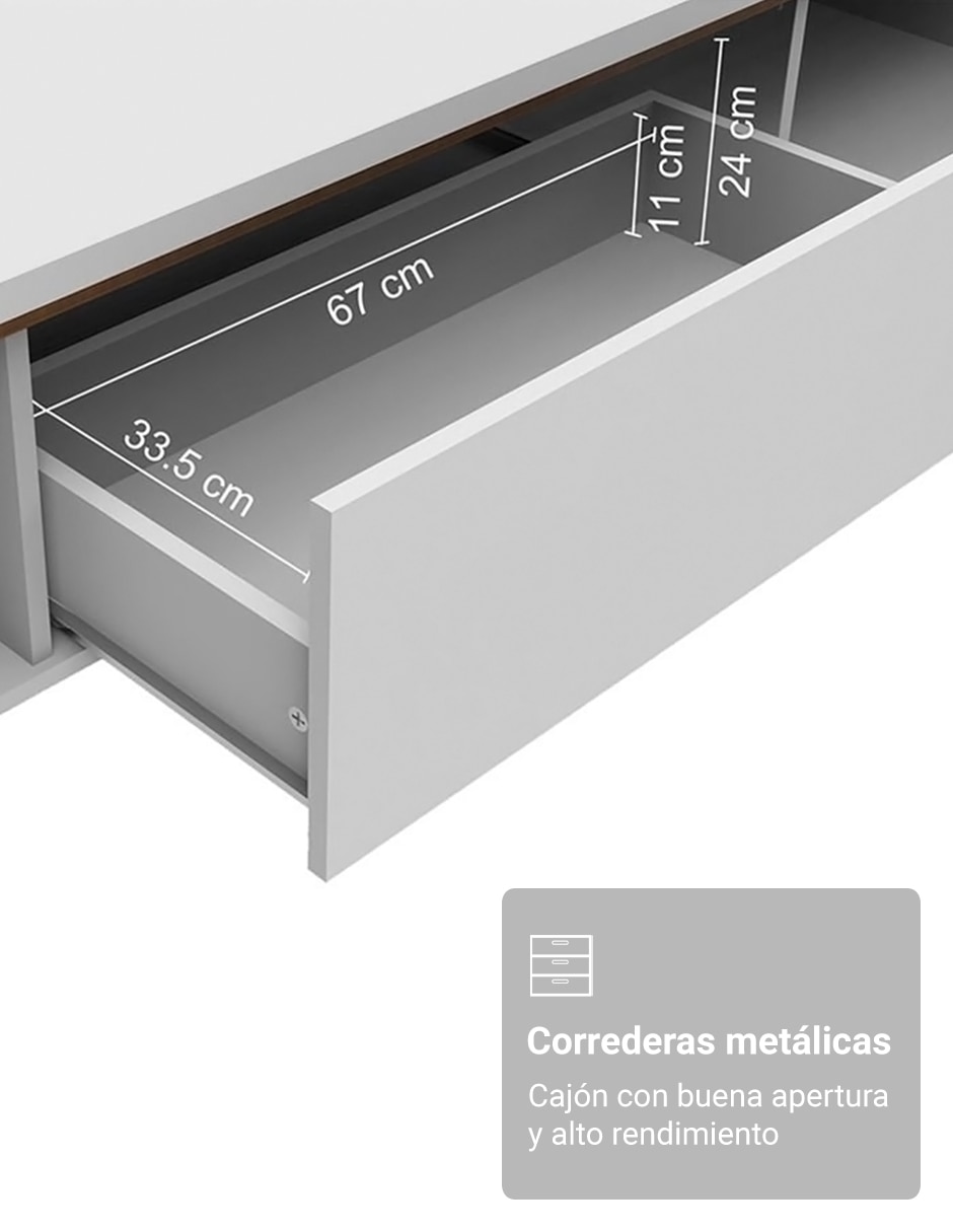 Mueble de TV armable Reims Madesa de MDP