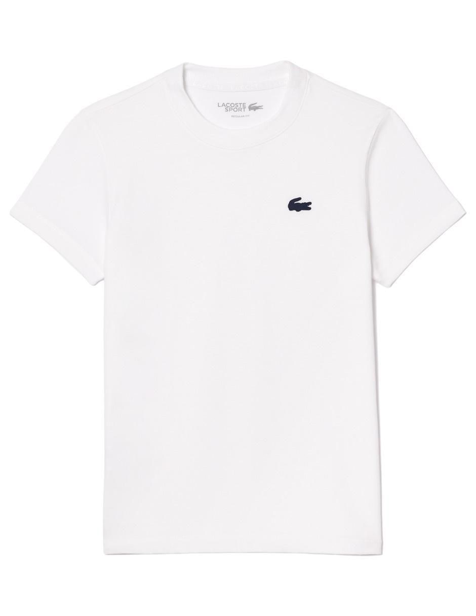 Playera manga corta Lacoste cuello redondo para mujer