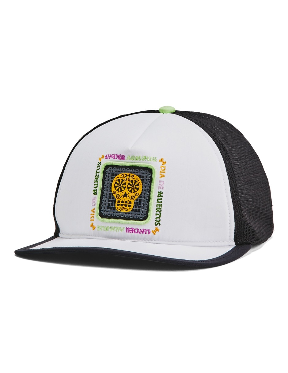 Gorra con visera plana snapback para correr Under Armour Dotd Snapbackwht para hombre