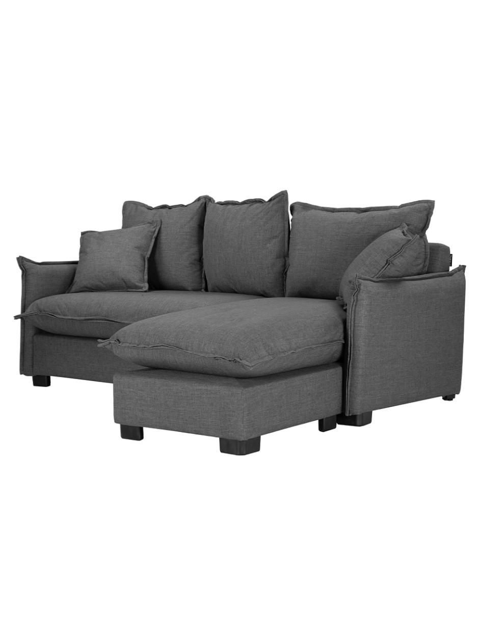 Chaise lounge Milo de tela 8