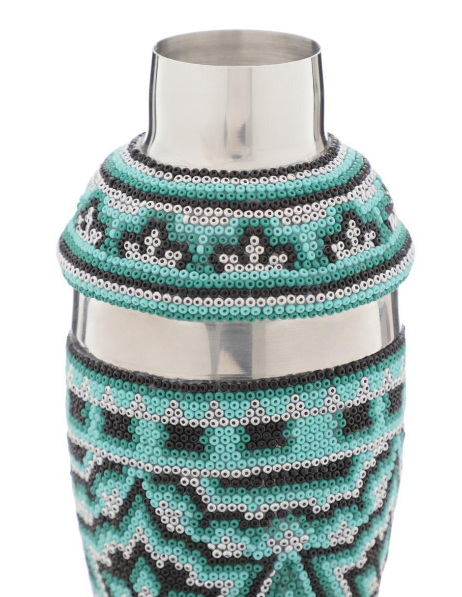 Shaker artesanal de acero inoxidable