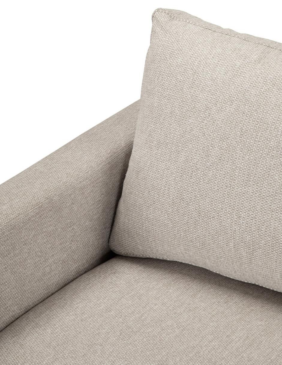 Chaise lounge Smoky Petit de tela