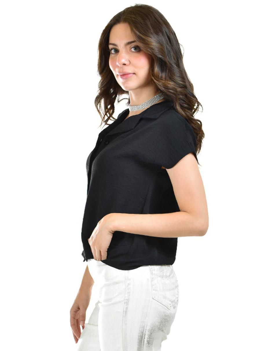 Blusa Roman Fashion manga corta para mujer