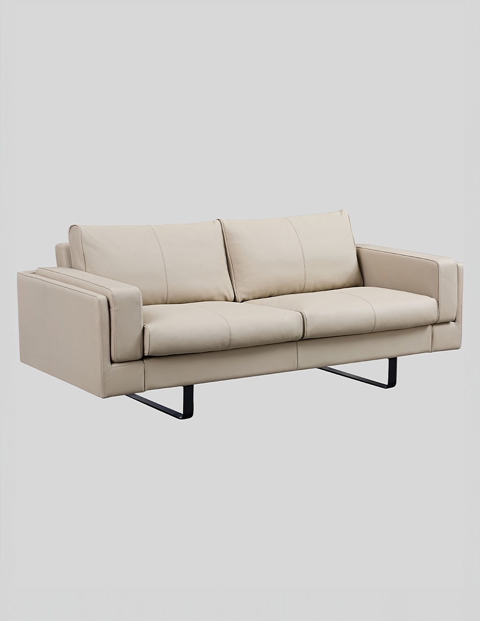 Love seat Galileo de piel 7