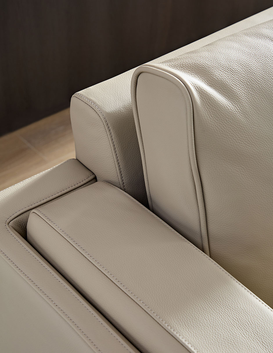 Love seat Galileo de piel 2