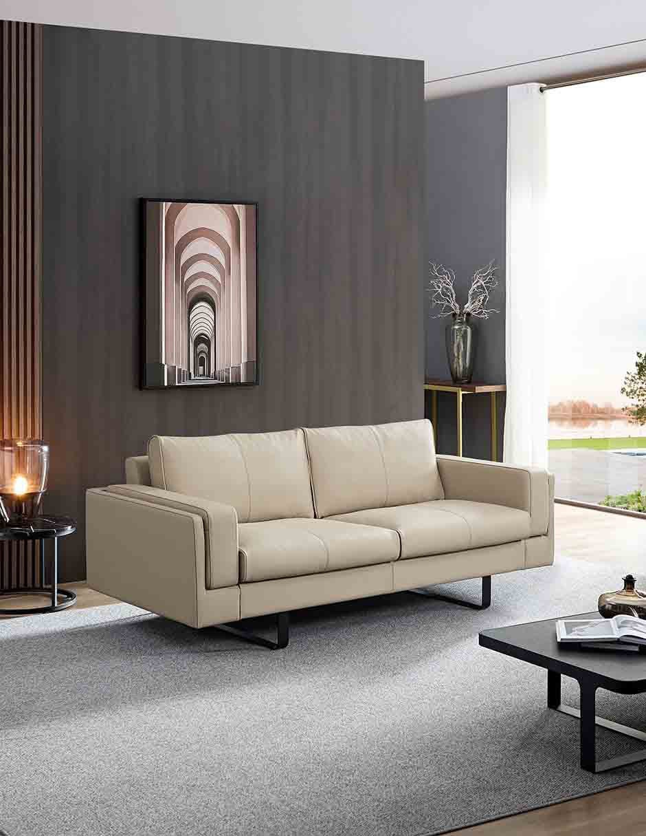 Love seat Galileo de piel 3