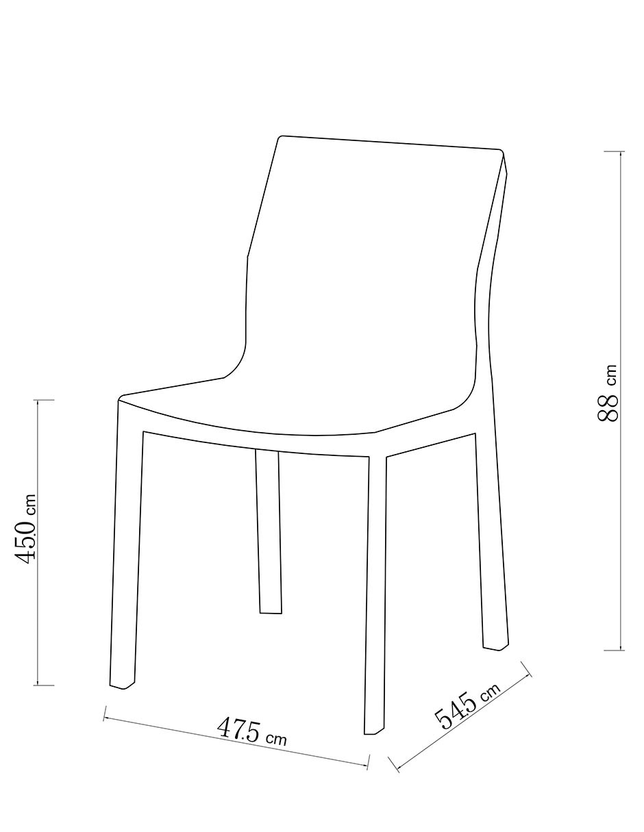 Silla City Life Alf Italia de piel