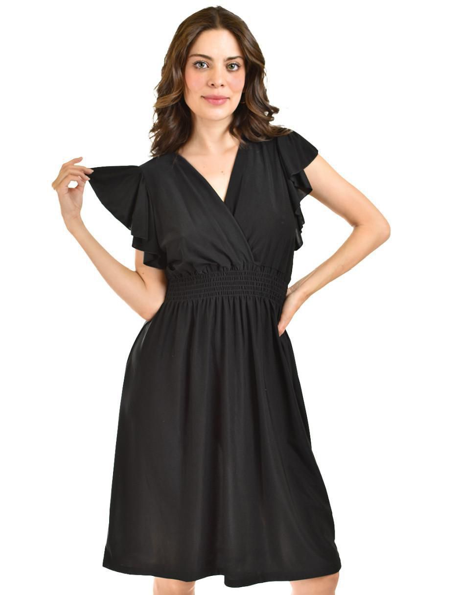 Vestido a la rodilla casual para mujer