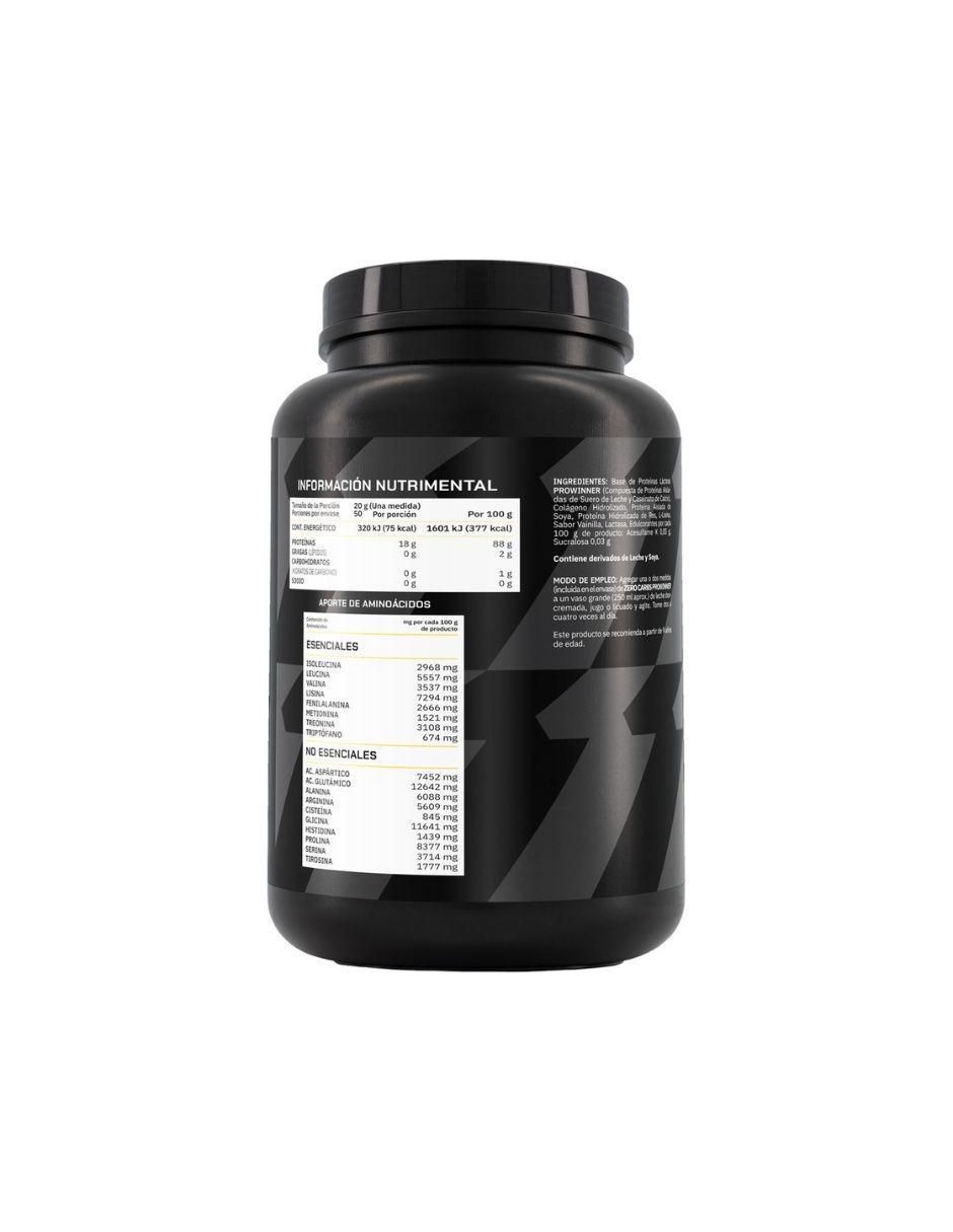 Suplemento Zero carbs con proteína de suero de leche sabor vainilla de 1 kg 4