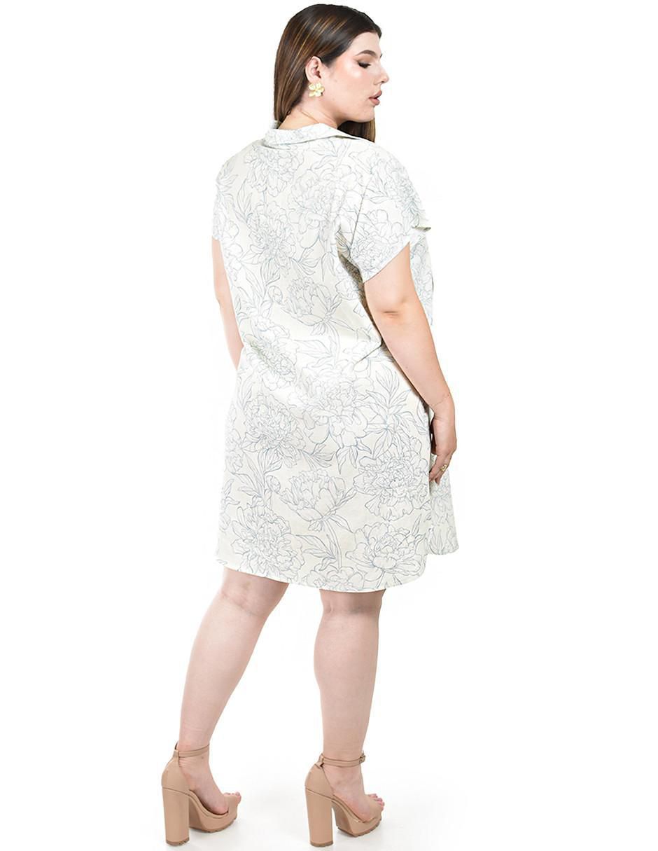 Vestido a la rodilla casual para mujer