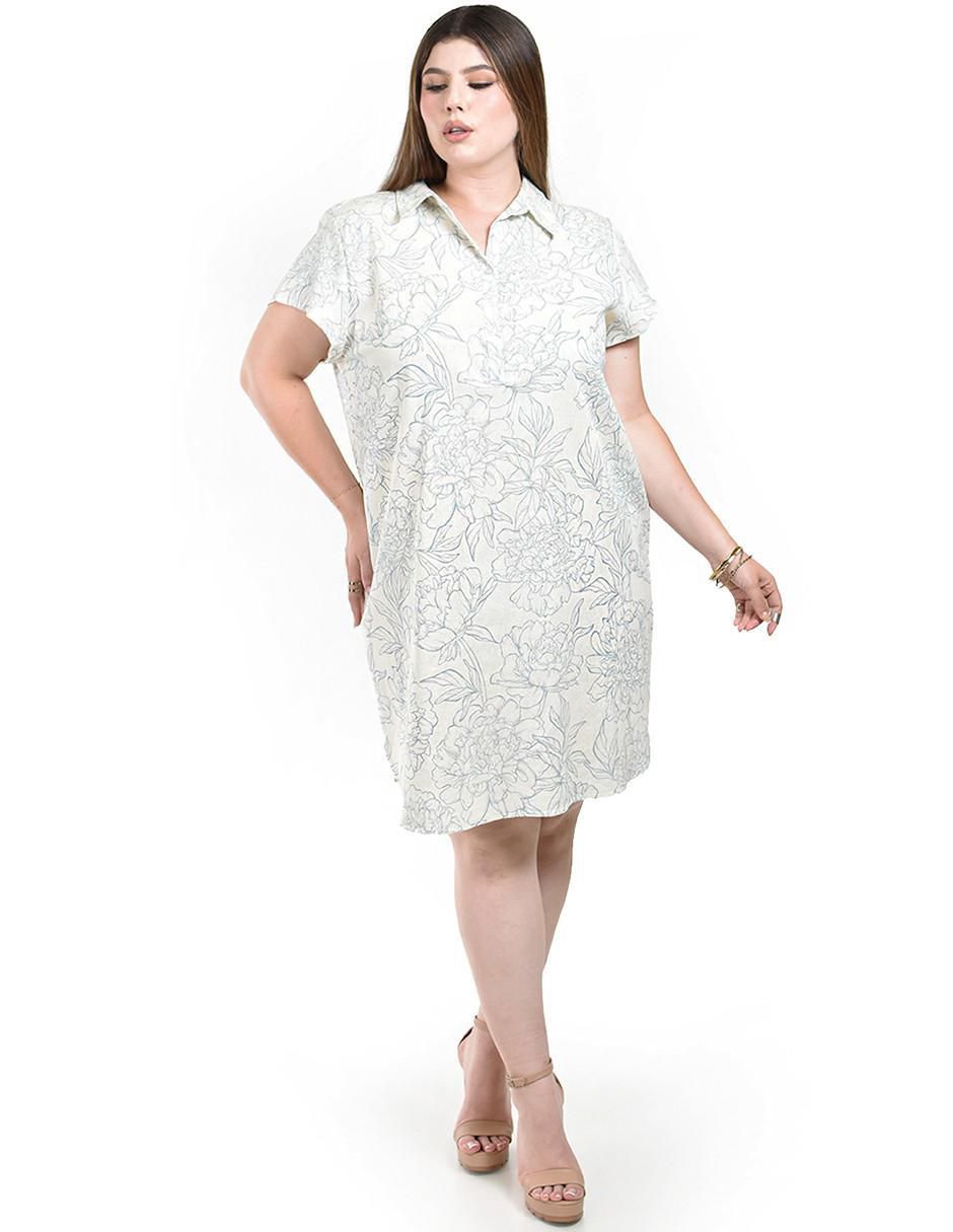 Vestido a la rodilla casual para mujer