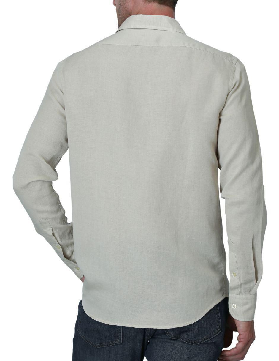 Camisa casual manga larga para hombre 2